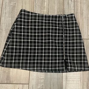 Plaid Black and White